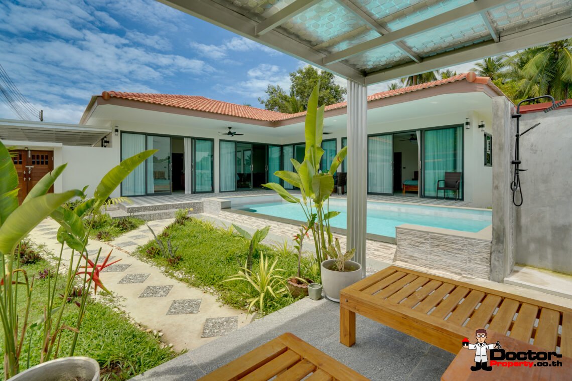 3 Bedroom Pool Villa in Lipa Noi, Koh Samui – For Sale